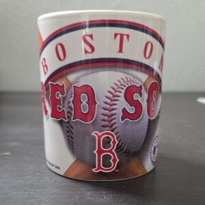2003 Official Merchandise- Boston Red Sox Logo Mug- Has Staining